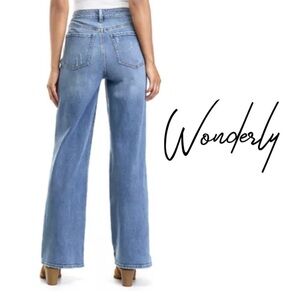 NWT Wonderly High Rise Wide Leg Jeans Women's size 16